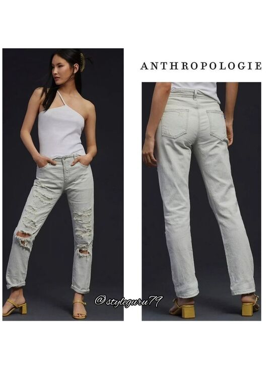 Anthropologie Denim - NWT, Anthropologie, PILCRO MID-RISE SLIM BOYFRIEND Jeans in Ocean Studio…